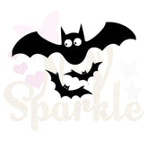 Motif appliqué thermocollant Halloween chauve souris